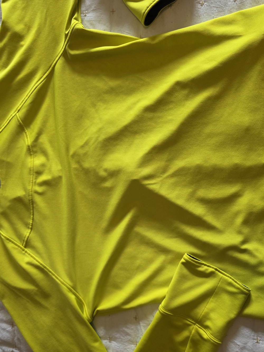 Under Armour Women's High-Visibility Yellow Full-Zip Jacket - Picture 6 of 6